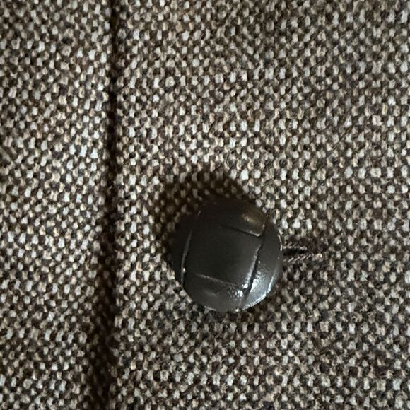 Canali For Bloomingdales Mens Sport Jacket Brown Tweed with Suede Elbow Patches. - Picture 7 of 14